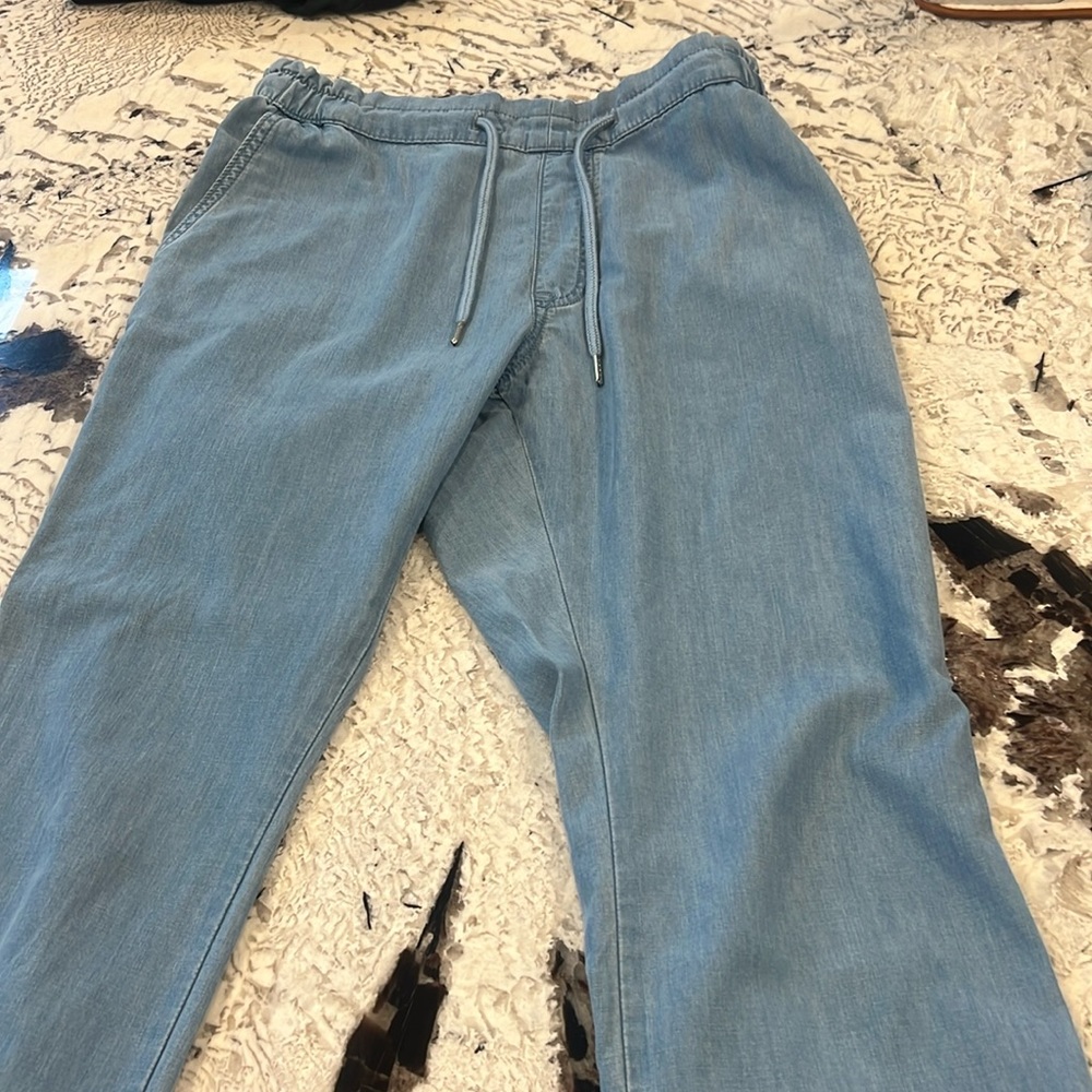 Casual Pants cargo with elastic bottoms